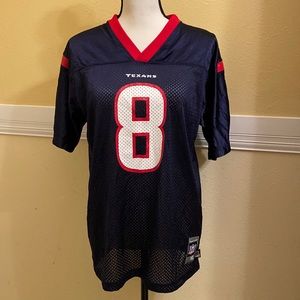 NFL Texans Players Jersey; No. 8 - Carr; Youth XL (18-20); LNWOT; Never worn.